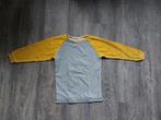 Mingo longsleeve grijs/geel maat 8-10 jaar 128/134, Gebruikt, Jongen of Meisje, Ophalen of Verzenden, Shirt of Longsleeve