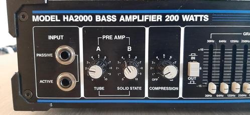 Mooie Hartke basversterker te koop., Muziek en Instrumenten, Versterkers | Bas en Gitaar, Zo goed als nieuw, Basgitaar, 100 watt of meer