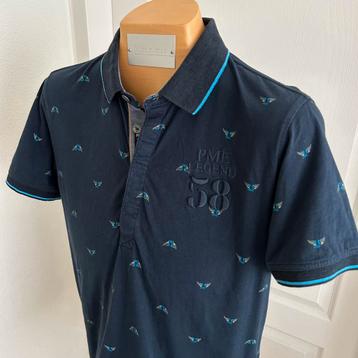 NIEUW Prachtig PME Legend polo shirt blauw maat L SPOTPRIJS! beschikbaar voor biedingen