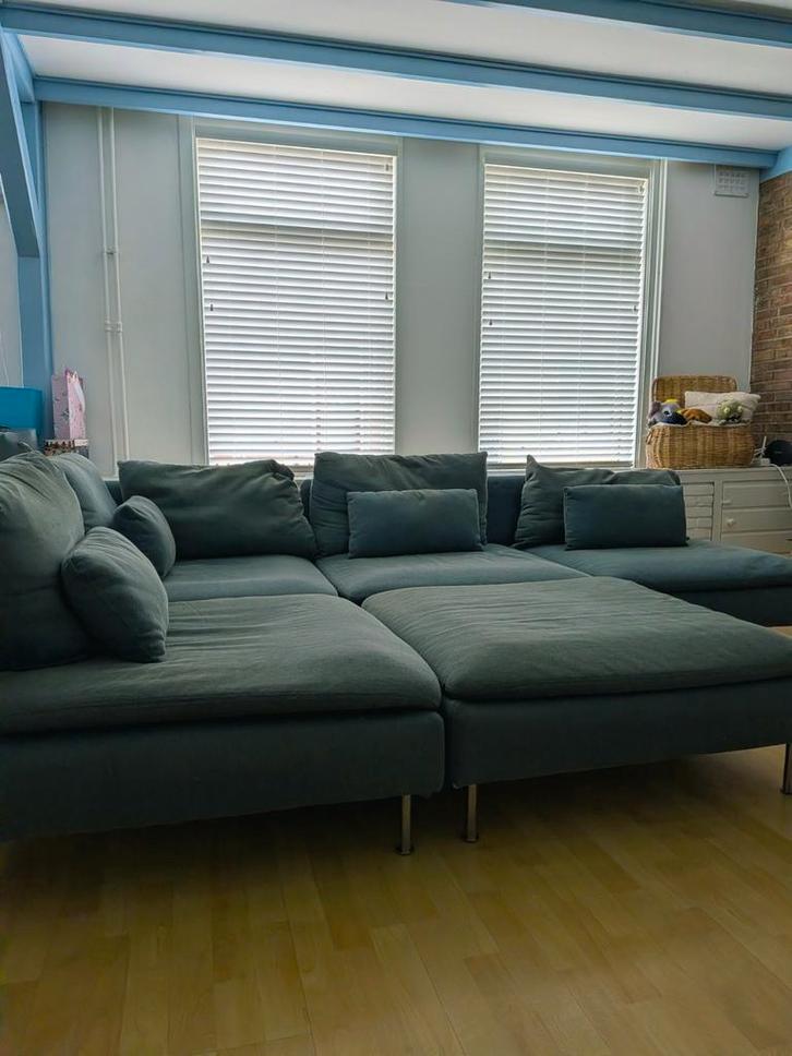 Grote IKEA SÖDERHAMN bank, Huis en Inrichting, Banken | Bankstellen, Gebruikt, Hoekbank, Vierpersoons of meer, 300 cm of meer