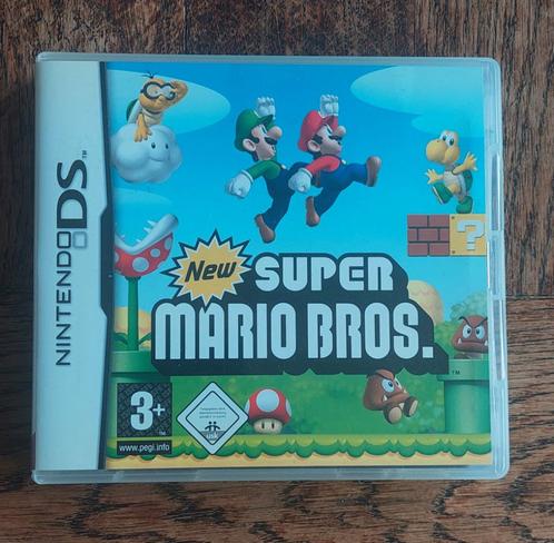 New Super Mario Bros. DS - Compleet in doos!, Spelcomputers en Games, Games | Nintendo DS, Zo goed als nieuw, Platform, 2 spelers