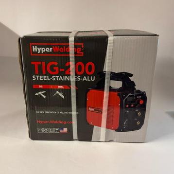 Hyper Welding TIG-200 Steel-Stainless-ALU TIG & MMA | Ni beschikbaar voor biedingen