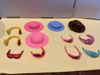 Barbie hoedjes, diadeems en koptelefoon. Vintage, Verzamelen, Ophalen of Verzenden, Gebruikt, Pop