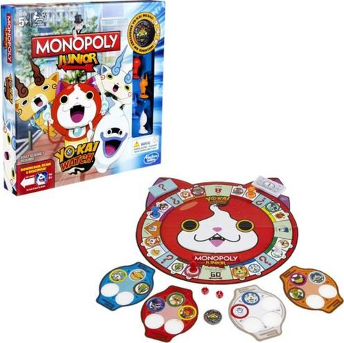 Monopoly Junior Yo-kai Watch - Kinderspel, Hobby en Vrije tijd, Gezelschapsspellen | Bordspellen, Nieuw, Een of twee spelers, Drie of vier spelers