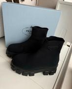 Prada monolith knit boots, Kleding | Dames, Schoenen, Verzenden, Zo goed als nieuw, Zwart, Sneakers of Gympen