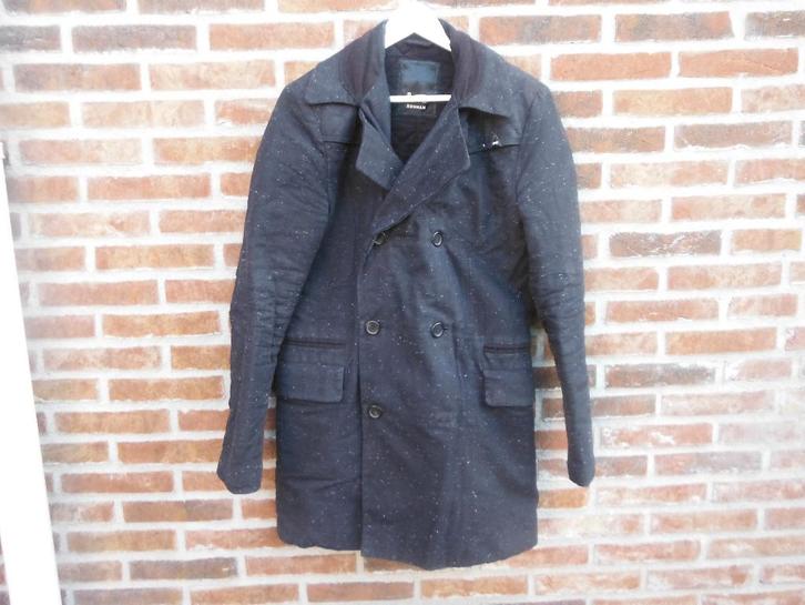 nieuwe zwarte Denham heren jas / overcoat, mt S, Kleding | Heren, Jassen | Winter, Nieuw, Maat 46 (S) of kleiner, Zwart, Verzenden