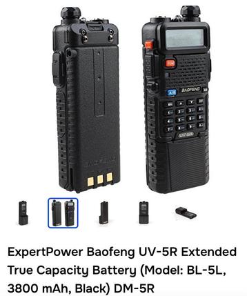 Baofeng UV5R extended beschikbaar voor biedingen