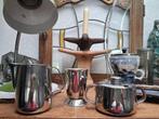 oma's vintage alessi melkkannetje, suikerpot & lepelvaasje, Overige materialen, Overige typen, Ophalen of Verzenden, Zo goed als nieuw