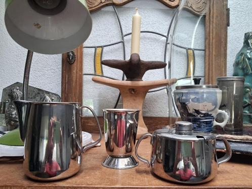 oma's vintage alessi melkkannetje, suikerpot & lepelvaasje, Huis en Inrichting, Keuken | Servies, Zo goed als nieuw, Overige typen