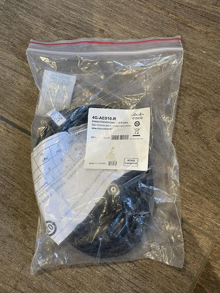 Cisco 4G-AE010-R Single-Port Antenna Stand for Multiband TNC, Telecommunicatie, Antennes en Masten, Nieuw, Antenne, Ophalen of Verzenden