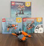 Lego Creator 3in1 Cyberdrone 31111, Ophalen of Verzenden, Zo goed als nieuw, Complete set, Lego
