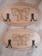 1 kinderkapstokje te koop  grenen Br 40 x Hoog 20 cm nieuw., Ophalen of Verzenden, Zo goed als nieuw, Wanddecoratie