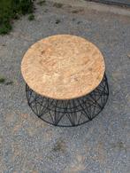 Leuk Bijzettafeltje - Diameter 58cm, Hoogte 32cm, Huis en Inrichting, Tafels | Salontafels, Gebruikt, 50 tot 100 cm, Rond, Metaal