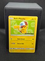 Ash's Pikachu - Pokemon Kaart SM112, Ophalen of Verzenden, Zo goed als nieuw, Losse kaart
