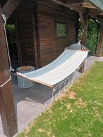 Crème witte hangmat van Jysk, Ophalen, Zo goed als nieuw, Eenpersoons, Buiten