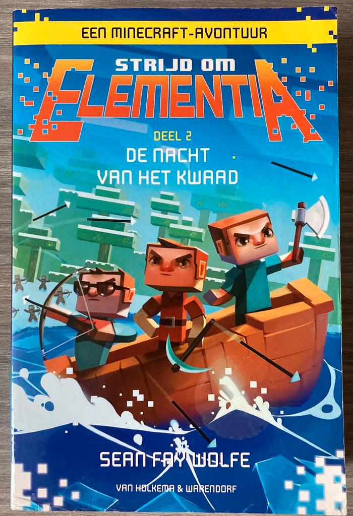 Strijd om Elementia 2 - De nacht van het kwaad, Boeken, Fantasy, Gelezen, Ophalen of Verzenden