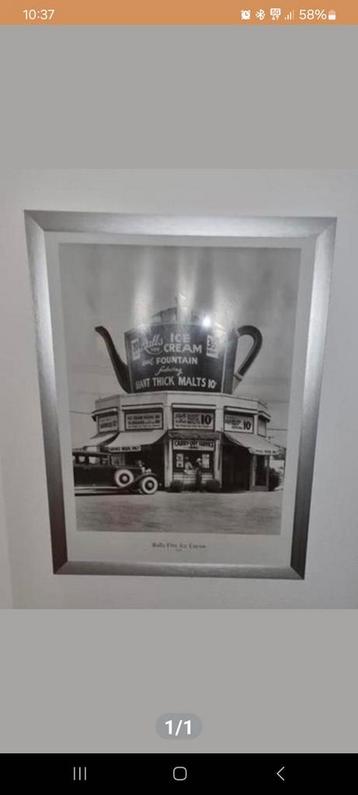 Aluminium fotolijst. 87 cm hoog beschikbaar voor biedingen