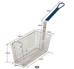 Frituurmand RVS Nieuw., Minder dan 1 liter, Ophalen of Verzenden, Nieuw