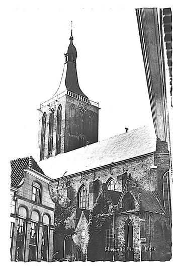 976483 Hasselt Ov 1959 Herv Kerk Nette oude kaart beschikbaar voor biedingen