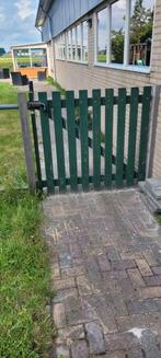 Draaihek tuinhek, Ophalen, Gebruikt, Hout, Tuinhek