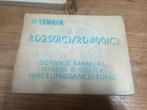 Yamaha RD250/RD400 (C ) Service Manual Origineel, Motoren, Handleidingen en Instructieboekjes, Ophalen of Verzenden, Yamaha