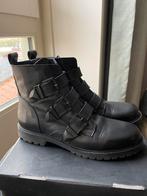 Biker boots enkellaarzen laarsjes zwart leer 42 nieuw!, Kleding | Dames, Schoenen, Ophalen of Verzenden, Nieuw, Zwart