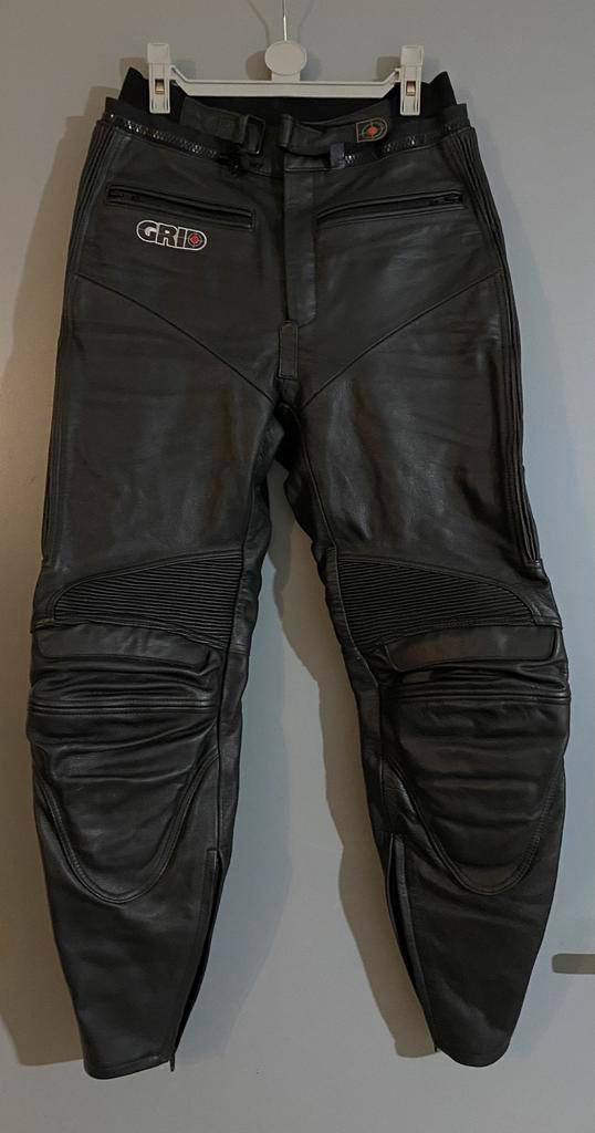 Motorbroek GRID Tarmac | Maat 48, Motoren, Kleding | Motorkleding, Broek | leer, Heren, Tweedehands, Ophalen of Verzenden