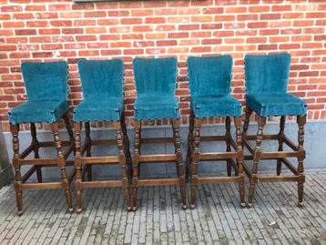 Barkrukken 5 stuks  beschikbaar voor biedingen