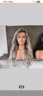 Lacecwig  echt haar, Sieraden, Tassen en Uiterlijk, Uiterlijk | Haarverzorging, Ophalen of Verzenden, Nieuw, Pruik of Haarverlenging