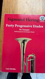 Etudes v Trompet, Sigmund Hering, Klassiek, Ophalen of Verzenden, Zo goed als nieuw, Artiest of Componist