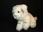 UNI TOYS WITTE TIJGER WELP PLUCHE WIT MET ZWARTE STREPE, Verzenden, Nieuw, Overige typen