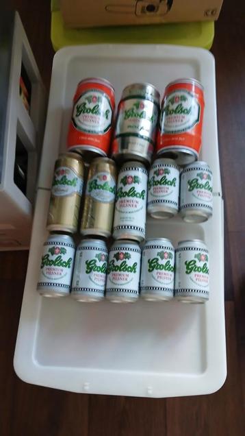Grolsch Blikken Collectie Jaren '90 - 2000 beschikbaar voor biedingen