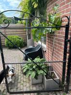 Zwaar oud smeedijzer hek / poort, Tuin en Terras, Tuinhekken en Hekwerk, Ophalen of Verzenden, Zo goed als nieuw, IJzer