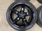 18 inch originele velgen + zomerbanden Audi A4 B8 8K0601025D, Auto-onderdelen, Banden en Velgen, Banden en Velgen, Ophalen of Verzenden