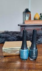 2 x Koh Nagellak in Goudkleurige Case, Ophalen of Verzenden, Zo goed als nieuw, Goud, Handen en Nagels