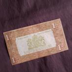 Zilverbon 1 Gulden Serie GW No. 194565, Postzegels en Munten, Bankbiljetten | Nederland, Verzenden, 5 gulden