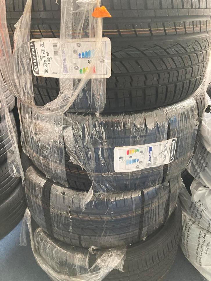 Set banden 305/30R23 Continental CrossContact NIEUW, Auto-onderdelen, Banden en Velgen, Band(en), All Season, Overige maten, 305 mm