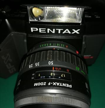 Pentax SFX N autofocus spiegelreflex camera. Nieuwe bat beschikbaar voor biedingen