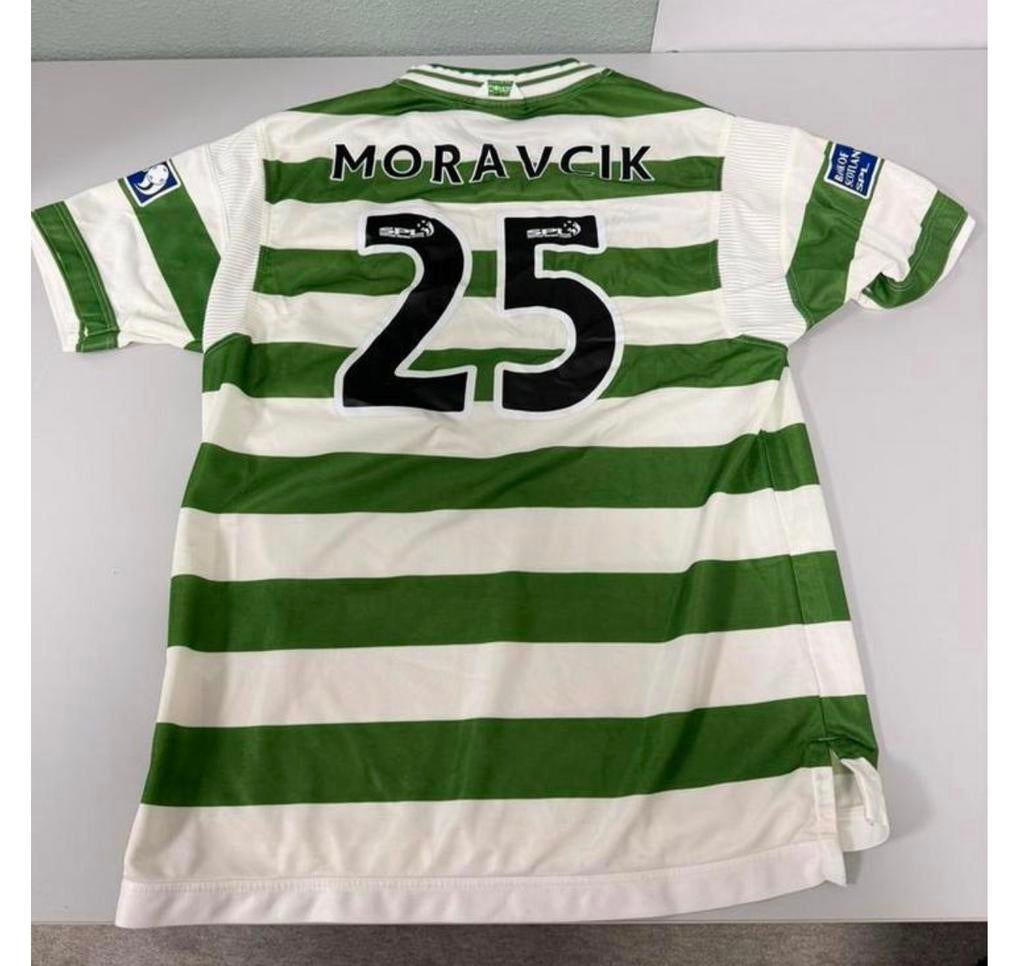Vintage 2001-02 Celtic Home Shirt – Umbro – Moravcik #25 – L, Buitenlandse clubs, Shirt, Ophalen of Verzenden, Zo goed als nieuw