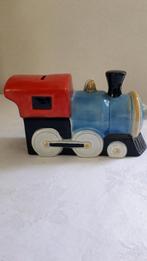 GOEBEL  LOCOMOTIEF SPAARPOT (PORSELEIN), Ophalen of Verzenden, Zo goed als nieuw, Steen, Aardewerk of Keramiek, Vervoermiddel