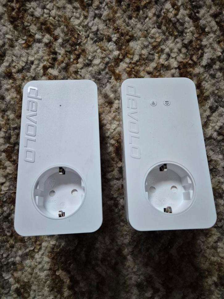Devolo DAN 550 DUO+ Powerline Adapter Set, Computers en Software, Powerlines, Gebruikt, Ophalen of Verzenden