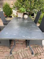 Tuin tafel + 5 stoelen, Ophalen, Zo goed als nieuw, Rechthoekig