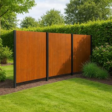 Corten tuinschermen! goedkoopste van Nederland  beschikbaar voor biedingen