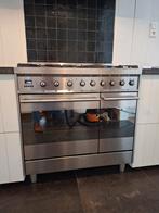 Smeg 90cm fornuis dubbele oven, Witgoed en Apparatuur, 60 cm of meer, 5 kookzones of meer, Vrijstaand, Ophalen of Verzenden