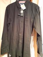 HEREN OVERHEMD, Overhemd, Zwart, Tommy Hilfiger, Nieuw