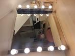 Ikea spiegel met make-up lampen, Huis en Inrichting, Ophalen, Vierkant, Zo goed als nieuw, Minder dan 100 cm