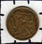 Munt Tsjechoslowakije 1 koruna 1969., Postzegels en Munten, Munten | Europa | Niet-Euromunten, Losse munt, Overige landen, Verzenden