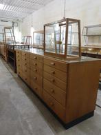 Grote vintage toonbank balie ladekast 250 cm, Ophalen
