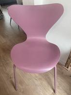 Vijf stapelbare kunststof stoelen in nieuwstaat, Huis en Inrichting, Stoelen, Ophalen, Kunststof, Wit, Zo goed als nieuw