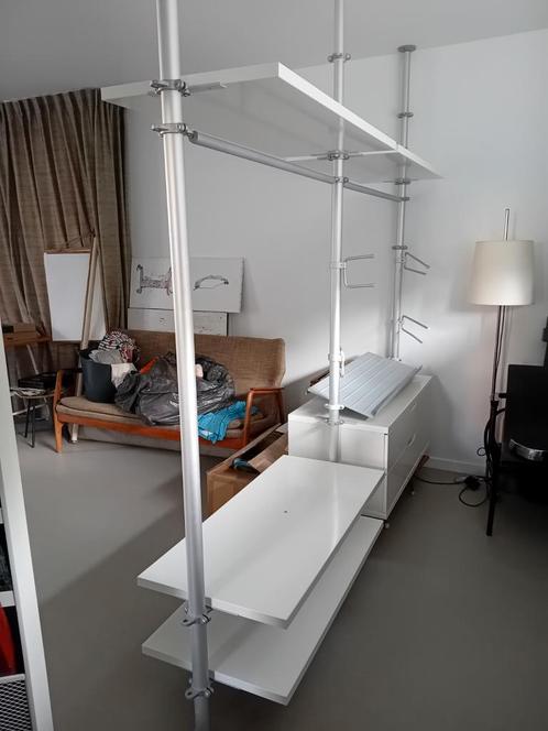 Ikea Stolmen Kledingkast Kledingrek opbergsysteem inloopkast, Huis en Inrichting, Kasten | Kledingkasten, Gebruikt, 200 cm of meer